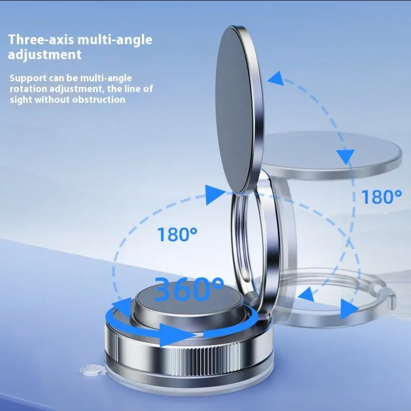 Zore T28 Vacuum 360 de grade suport magnetic pentru telefon - imagine 2