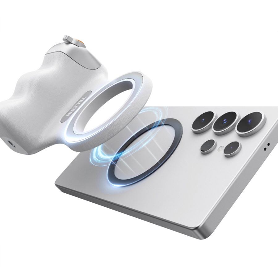 TELESIN Magsafe – Suport pentru maner foto pentru telefon, control precis si experienta profesionala de fotografiere - imagine 6