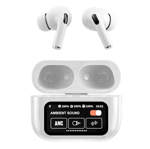A9 Pro ANC Bluetooth Headphones with Color Touchscreen and Wireless Charging - Image 12